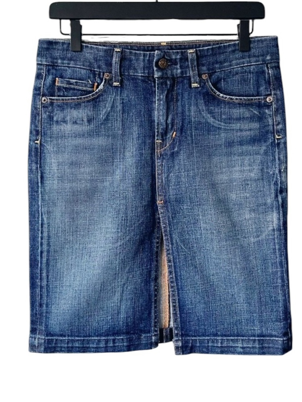 Citizens of Humanity Sophia Knee
Length Denim Skirt size 30 y2K vintage